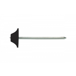 Ondulinenagels *  3,0x 70 zwarte kop   (700st)