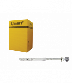 Raamplug met zeskantschroef T40 * 10x120 Zn schroef SW13...