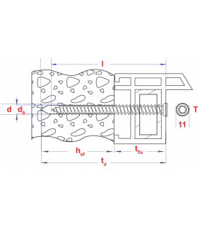 Kozijnschroef VZK-T30 * 7,50x92 Zn Bijgevoegd: 1 bit... 2