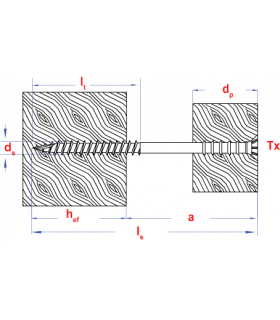 Zelfborende regelschroef  VZK T25 6,00x145 Zn met... 2