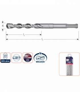 Hamerboor SDS+ V-Breaker   6,0x100/160 mm (box 10) per 0