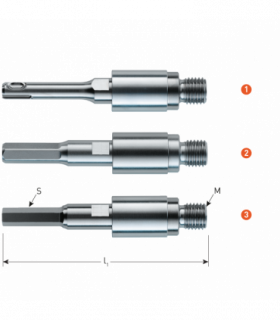 Adapter PROTect 6-kant SW 11 - M16   370 mm per 0