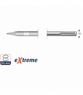 SDS-MAX Puntbeitel     Extreme    400 mm per 1