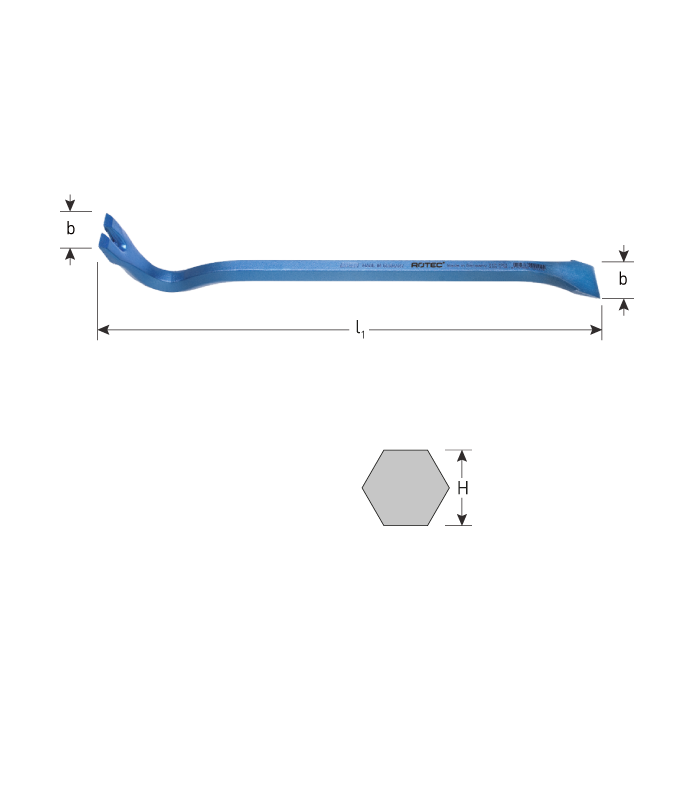 ROTEC Koevoet  18x400 mm per 1