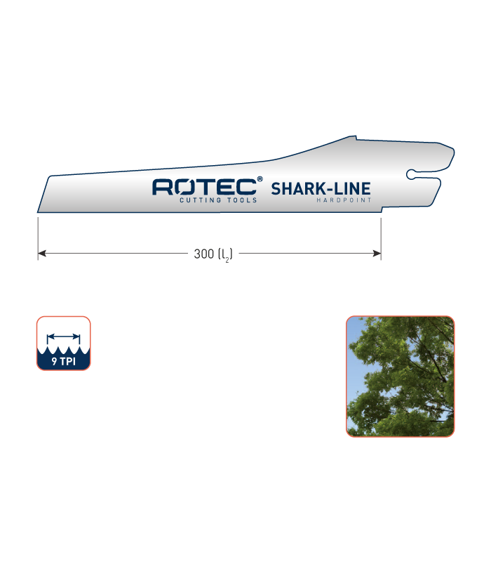 ROTEC Tuinzaagblad SL4 (los) per 1