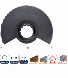 ROTEC SOS17/100bi Oscillerend Bi-Metaal Segm.zaagblad...
