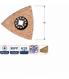 ROTEC OF78HG Oscillerend HM Schuurplateau d-65mm per 1 2