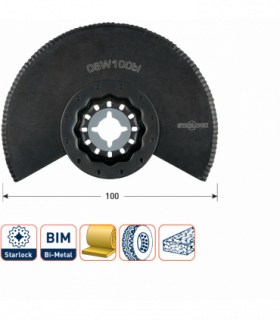 ROTEC OSW100bi Osc.Bi-Metaal segm.zaagblad gekarteld... 2