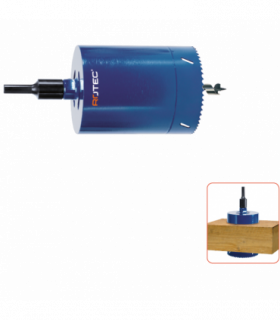 ROTEC Dakdoorvoerboor 110x150mm 3-4tpi incl.boor +6kt... 2