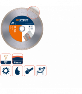 ROTEC Diamantzaag Tegel /SC 660 350/22,2 per 0