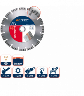 ROTEC Diamantzaag Alligator 400/25,4 per 0
