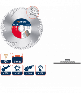 ROTEC Diamantzaag TS10-F 230/22,23 per 0