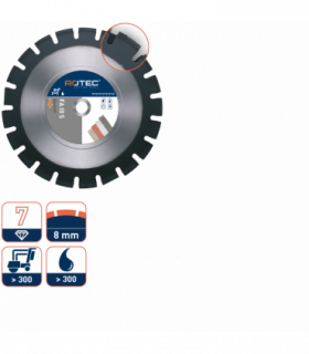 ROTEC Diamantzaag FA III S 500/25,4 per 0