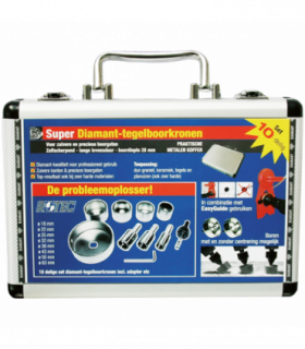 ROTEC Diamant-tegelboorkronenset 10dlg. per 1