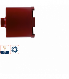 Dozenboor Premium82x60mm, 5 segmenten, achtersleuven per 0