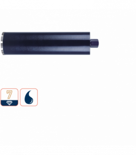 Diamantboor NAT  72x400x1.1/4 (7) 24x3,5x9,0  blauw per 0