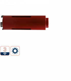 Diamantboor DROOG  132mm M16 aansl. per 0
