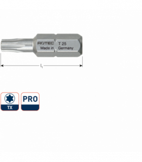 PRO Insertbit T 6 L-25mm C 6,3 BASIC per 1