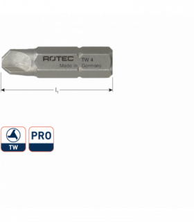 PRO Insertbit TW6 L- 25mm C 6,3 BASIC per 1