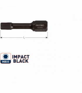 IMPACT insertbit inbus 3,0 L-30mm C 6,3  BASIC per 1