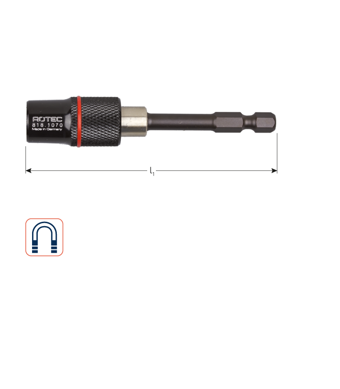 IMPACT Magn.bith. TWIN        E6,3x85mm-huls 11,0x35mm per 1