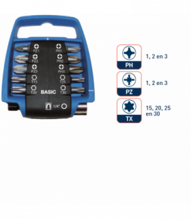 11dlg PRO Bitclip BASIC BL/ZW   PZ/PH/TX 25mm per 1