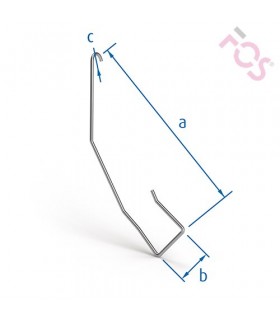FOS Klikpanhaak Nr 5 435/31/2,2 per 250 stuks