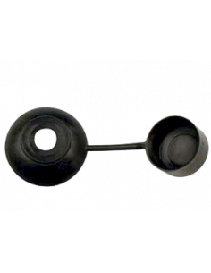 Afdekdop v. houtdraadbout 7mm grijs  7,5x 30 RAL 7031...