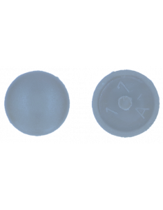 Afdekkap m.pin(12-2,5-6) Ral (7001-Zilvergrijs)   (200st)