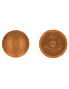 Afdekkap m.pin(12-2,5-6) Ral (8001-Okerbruin)   (200st)