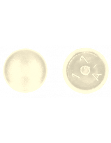 Afdekkap m.pin(12-2,5-6) Ral (9001-Crèmewit)   (200st)