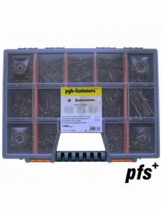 Assortimentsdoos met schroeven 1700 dlg (MWVZV) gz