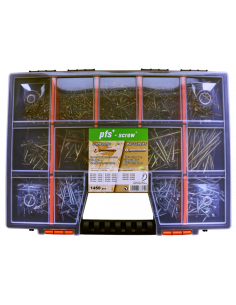 Assortimentsdoos met schroeven 1450 dlg