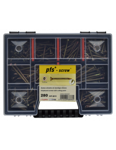 Assortimentsdoos met schroeven 280 dlg