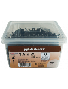 Snelbouwschroef TK * 3,50x45 gefosfateerd trompetkop en...