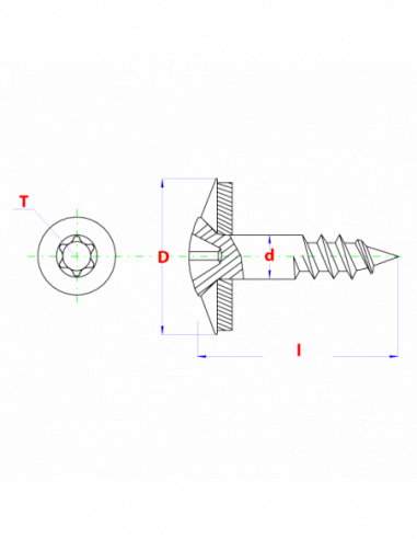 Spenglerschroeven - Houtschroef+EPDM Din 7995...