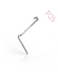 FOS 409  Spijkerpanhaak INOX RVS A2 65x62 rond op strip...