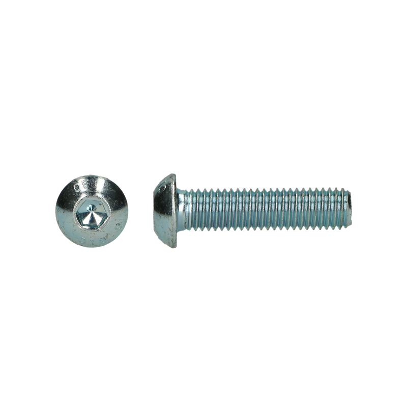 BZK.bolkopschr.10.9 DIN-EN-ISO 7380-1 M  6x45 Zn   (200st)