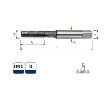 V-Coil HSS-E Machinetap  UNC