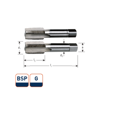 V-Coil HSS-E Machinetap  BSP (Gasdraad)