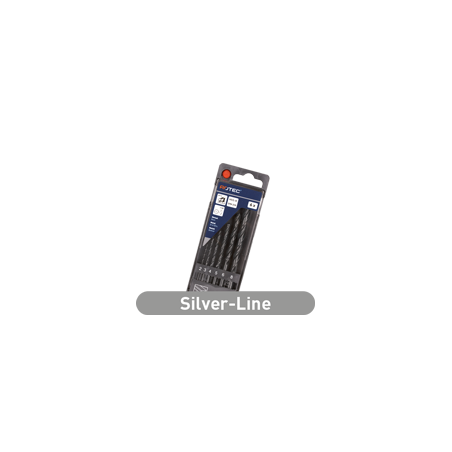 HSS-R Spiraalborenset  Silver-Line  in PVC-cassette